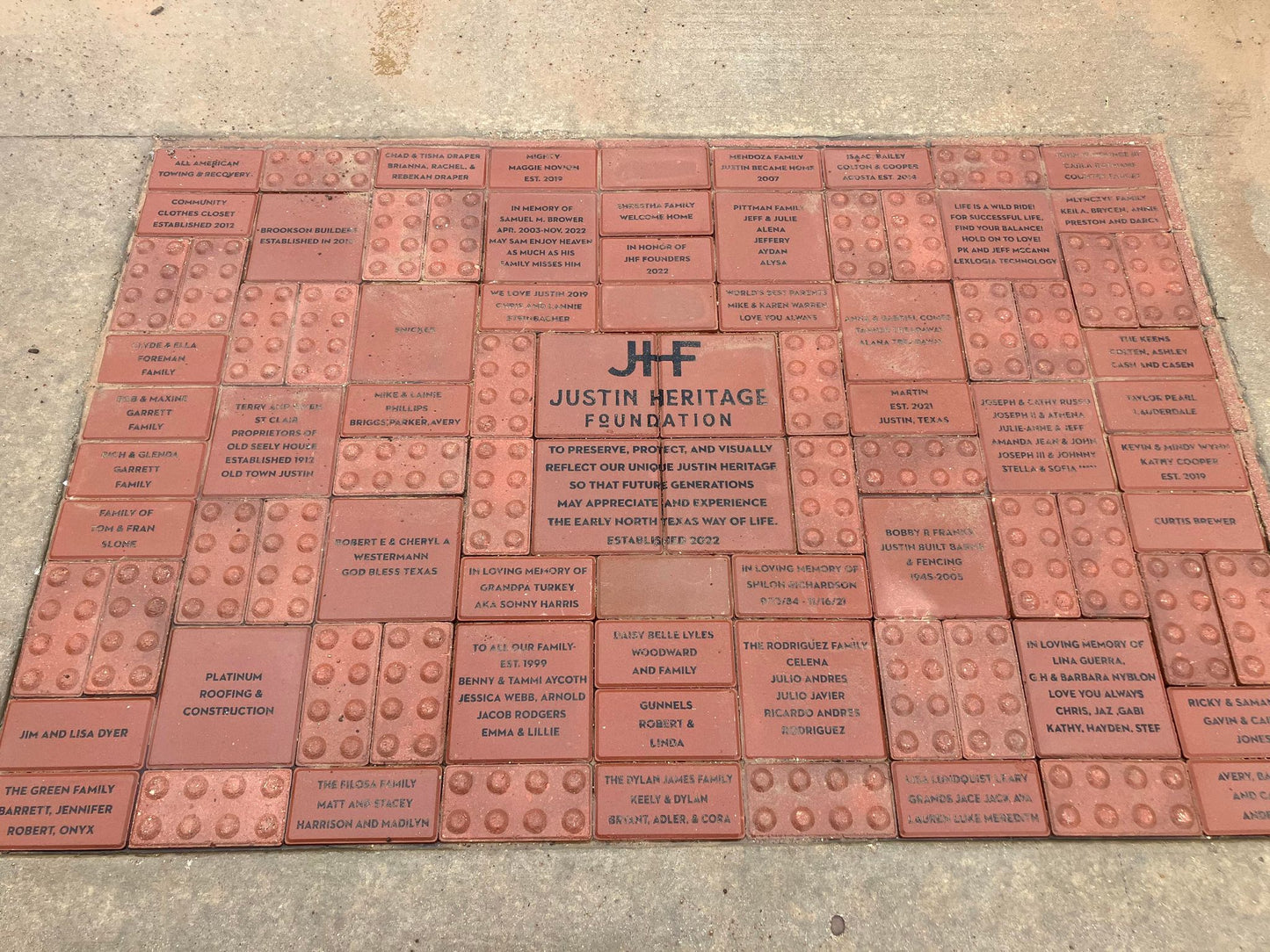 Community Park Brick Fundraiser