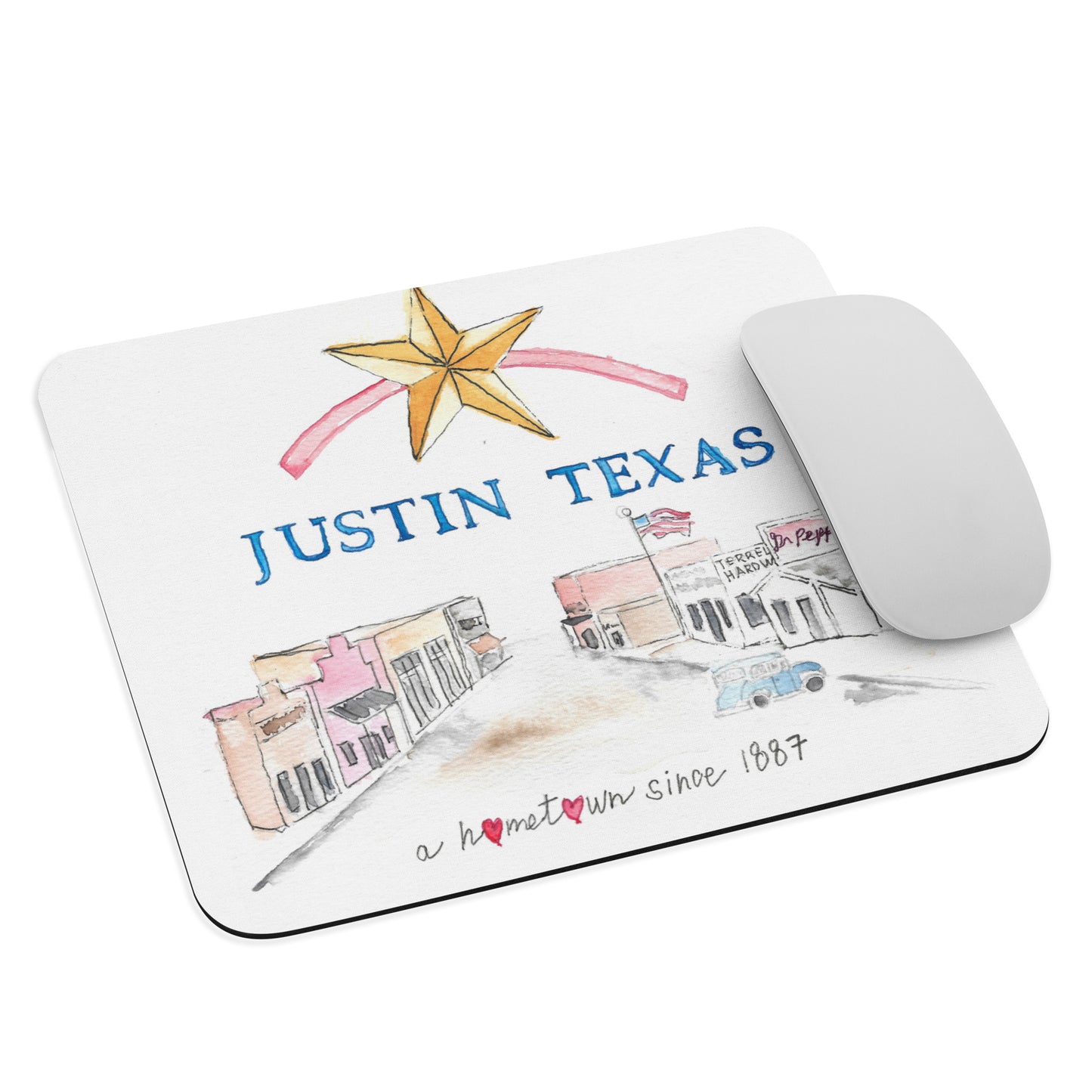 Justin, TX Mouse pad