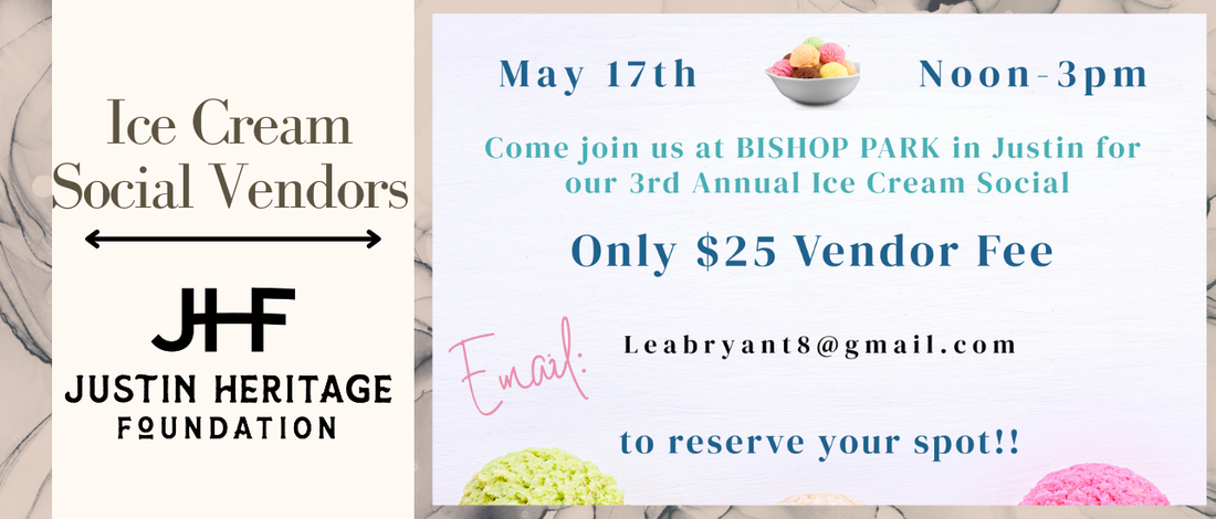 Ice Cream Social Vendor call