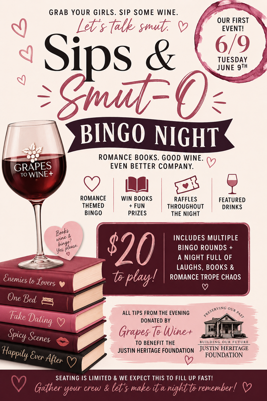 🍷📚 Sips & Smut-O Bingo Night 21+ Only