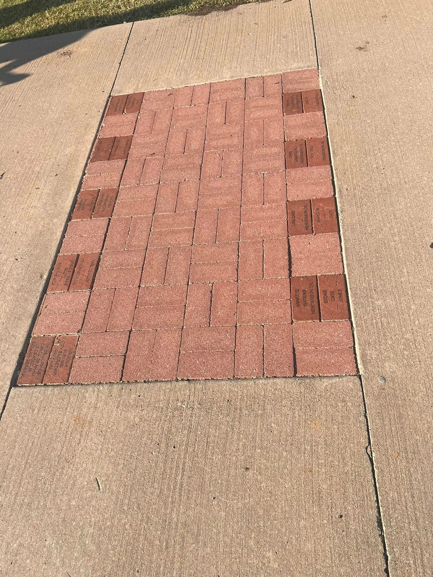 Community Park Brick Fundraiser
